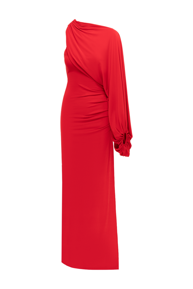 The Andamane selene one-shoulder scarlet jersey maxi dress 192513 - photo 1