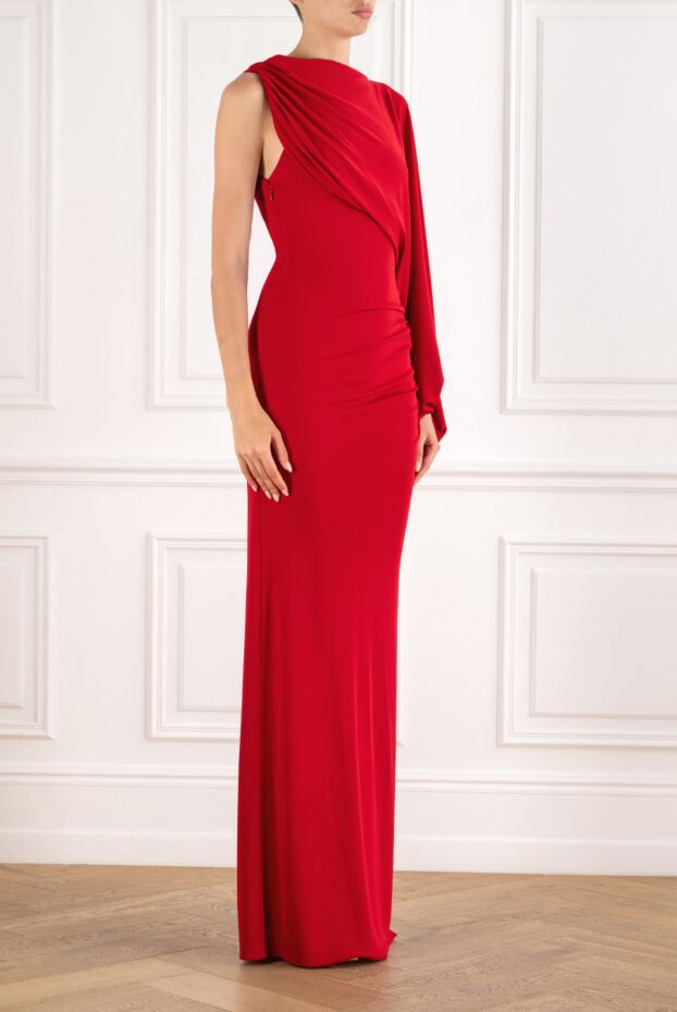 The Andamane selene one-shoulder scarlet jersey maxi dress 192513 - photo 3