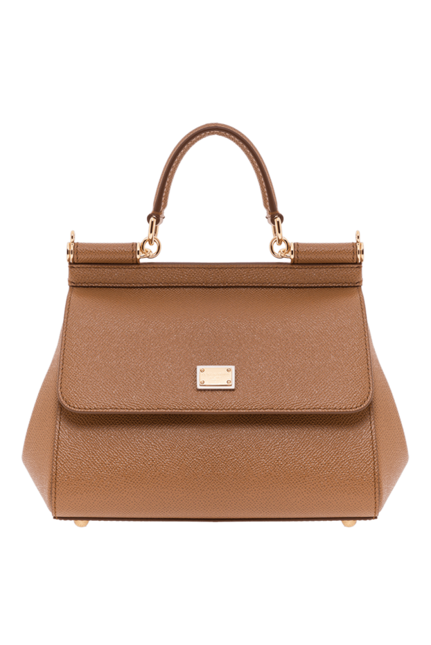 Dolce & Gabbana small brown sicily dauphine calfskin bag 192551 - photo 1
