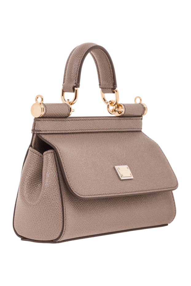 Dolce & Gabbana sicily mini bag in gray dauphine calfskin 192552 - photo 3