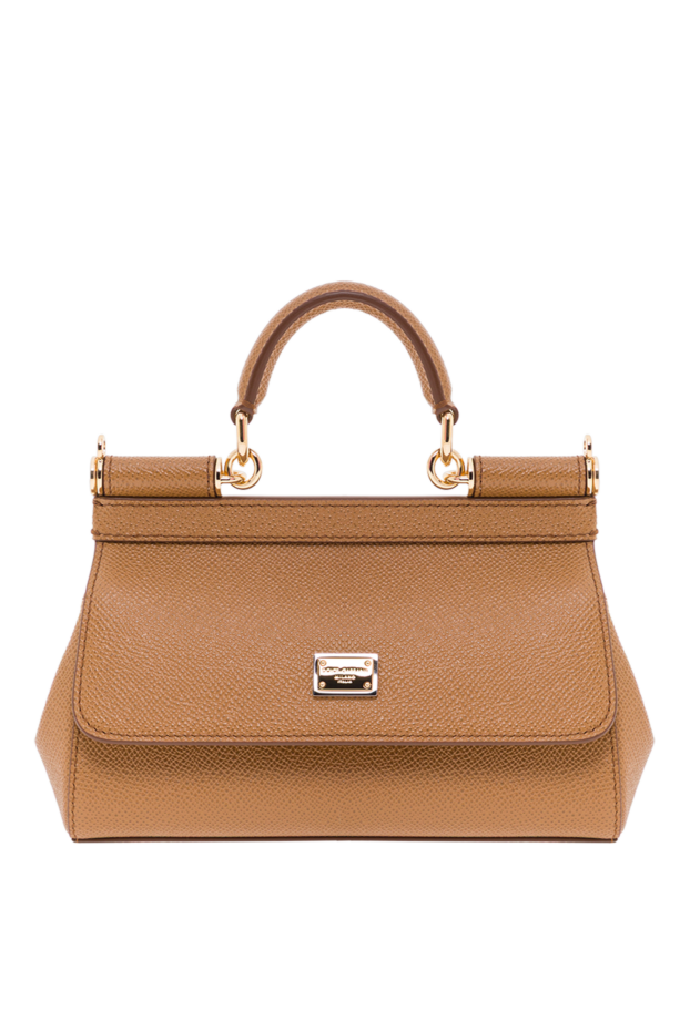 Dolce & Gabbana sicily mini bag in brown dauphine calfskin 192554 - photo 1