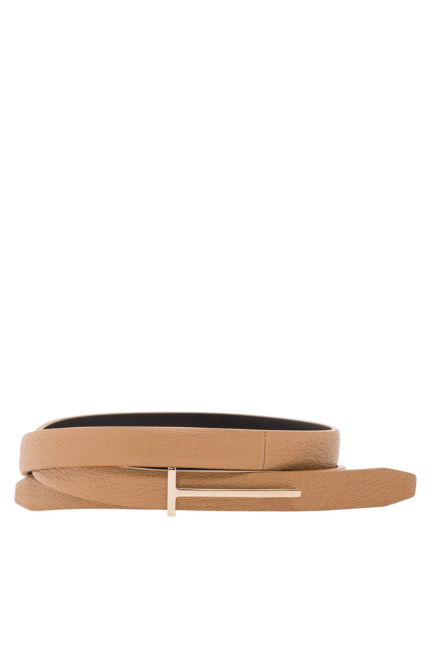Tom Ford a narrow women's belt with a distinctive t-shaped buckle 192595 - photo 1