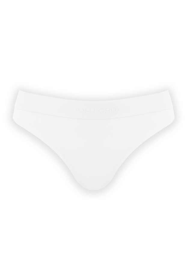 Tom Ford white stretch modal thong with tonal elastic band 192605 - photo 1