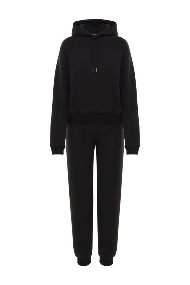 Tom Ford women's black cotton and silk tracksuit 192615 - photo 1