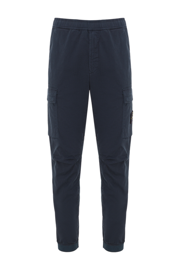Stone Island regular fit cargo pants with a drawstring waistband 192682 - photo 1