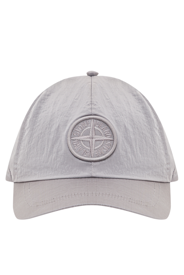 Stone Island gray six-piece baseball cap with embossed compass embroidery 192686 - photo 1