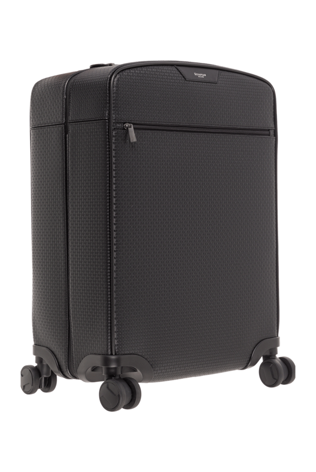 Serapian stepan black canvas carry-on suitcase 192692 - photo 3