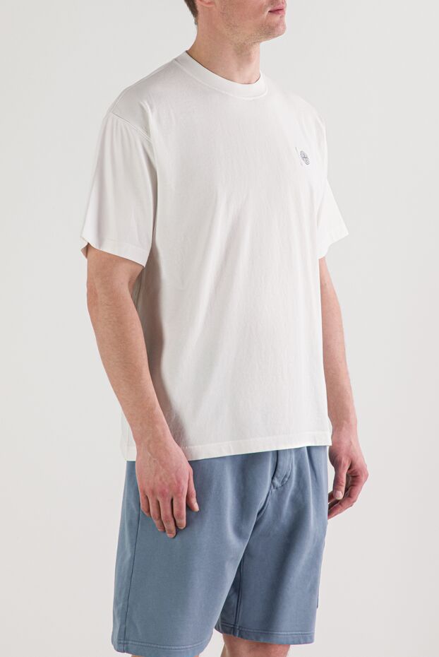 Stone Island white t-shirt made of combed organic cotton 192697 - photo 3