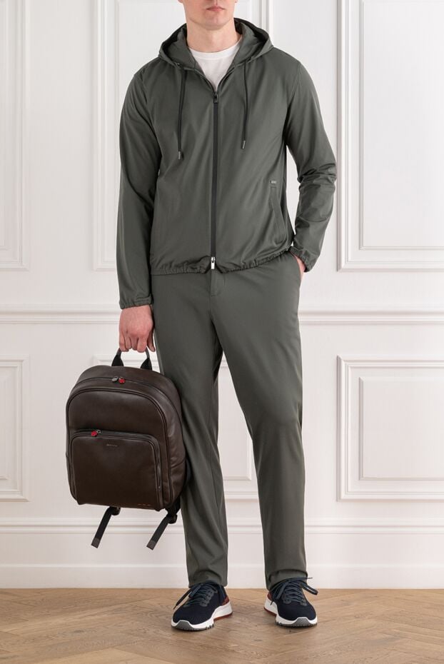 Tombolini lightweight olive tracksuit with technical trim 192728 - photo 2