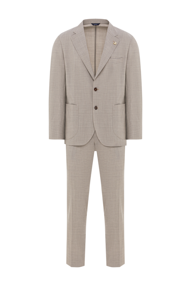 Tombolini men's classic two-piece suit in beige 192735 - photo 1