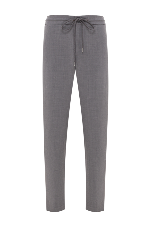Tombolini men's grey casual trousers with elastic drawstring waistband 192737 - photo 1