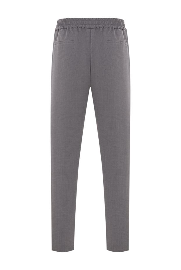 Tombolini men's grey casual trousers with elastic drawstring waistband 192737 - photo 2