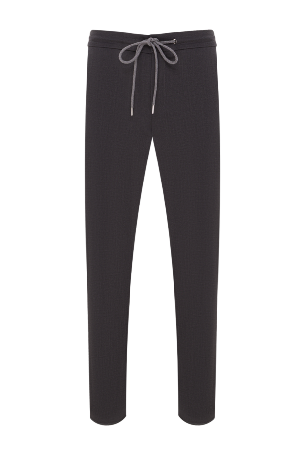 Tombolini dark grey men's casual trousers with elastic waistband 192740 - photo 1