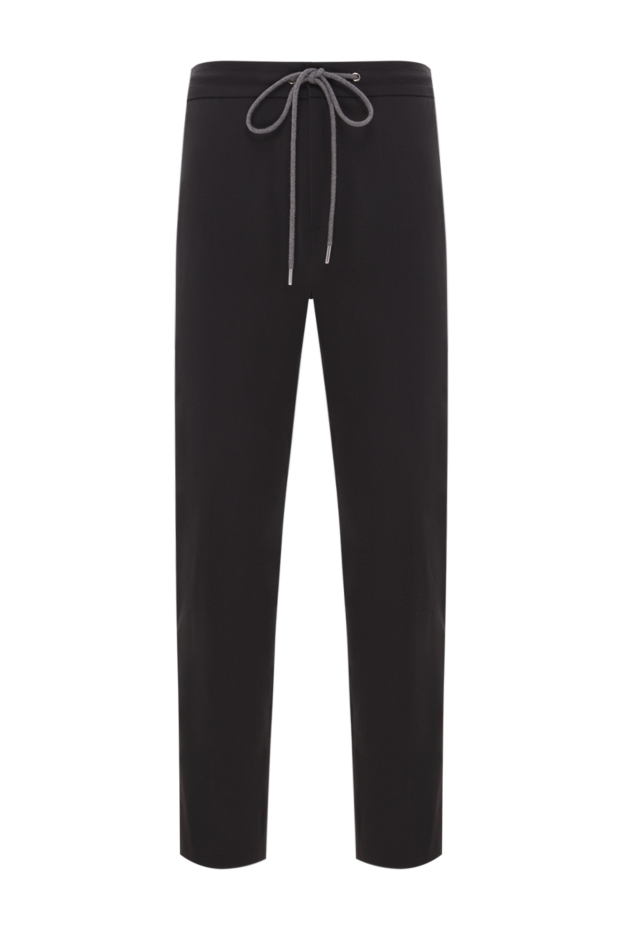 Tombolini black men's casual trousers with elastic waistband 192741 - photo 1