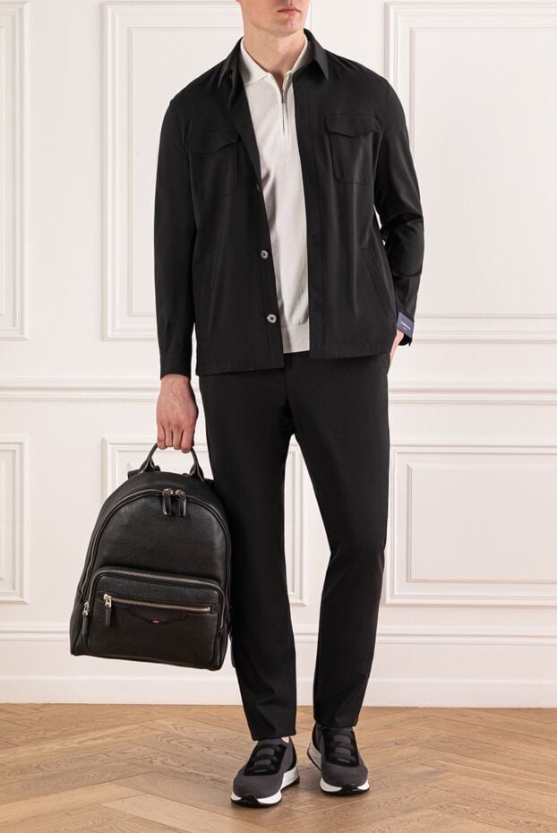 Tombolini black formal suit with a button-down shirt 192744 - photo 2