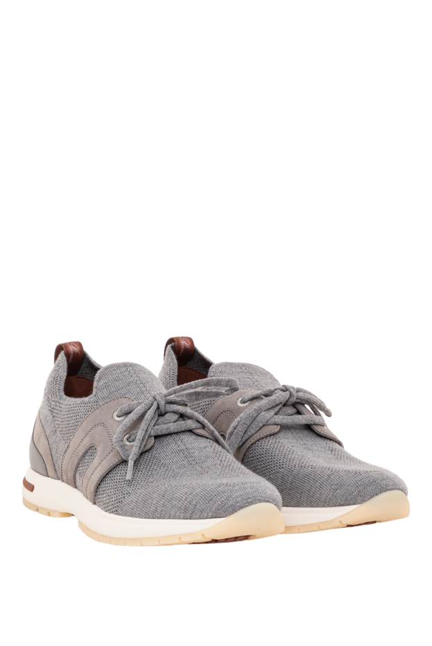 Loro Piana women's 360 lp flexy walk sneakers in gray 192775 - photo 3