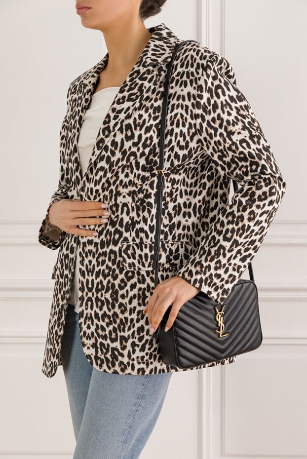 Saint Laurent lou quilted leather crossbody bag with adjustable leather strap 192790 - photo 2