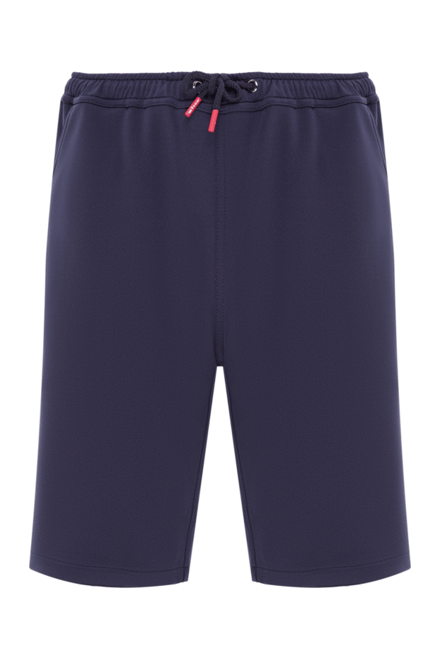 Kiton lightweight men's straight-cut shorts in blue 192822 - photo 1