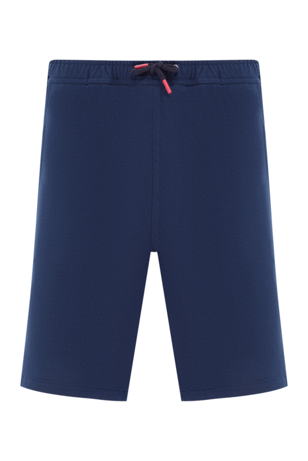Kiton men's blue cotton jersey shorts with elastane 192824 - photo 1
