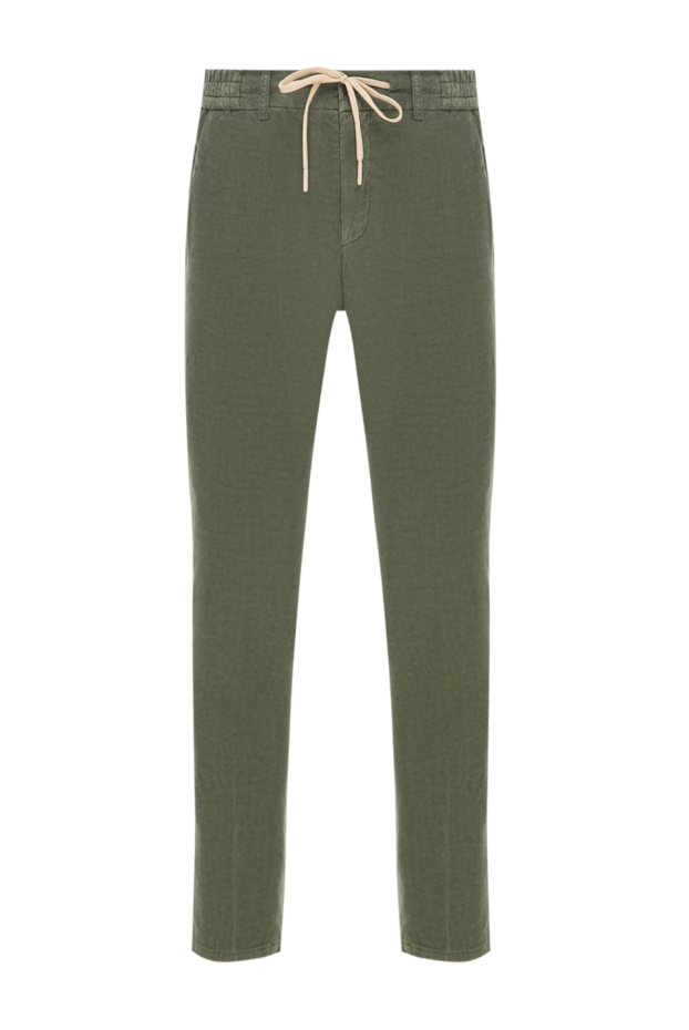 Berwich slim-fit green chinos made from soft textured cotton 192848 - photo 1