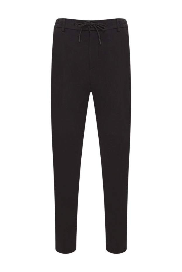 Berwich black men's classic drawstring jogger pants 192871 - photo 1