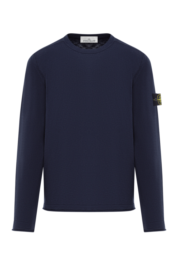 Stone Island knitted crew neck jumper in organic cotton and nylon 192945 - photo 1