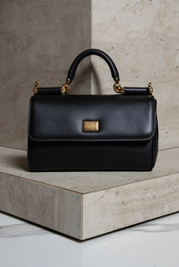 Dolce & Gabbana my sicily black plonge calfskin women's bag 192994 - photo 2