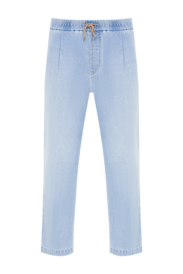 Jacob Cohen light blue denim trousers with drawstring 193017 - photo 1