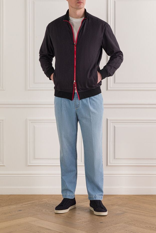 Jacob Cohen light blue denim trousers with drawstring 193017 - photo 2