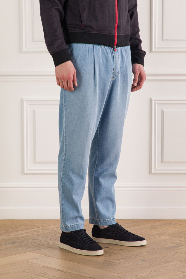 Jacob Cohen light blue denim trousers with drawstring 193017 - photo 3