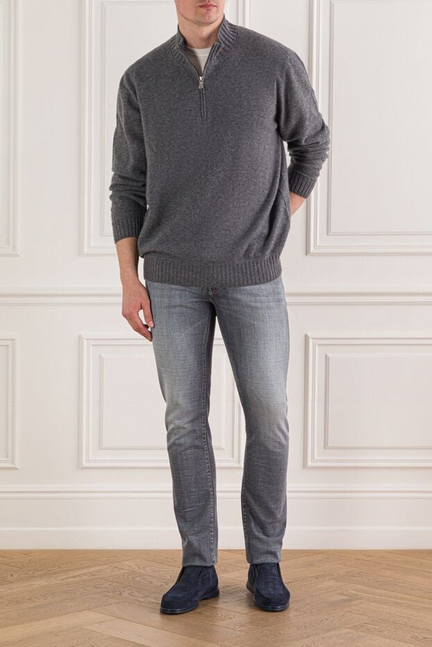 Jacob Cohen light blue stretch cotton denim jeans 193018 - photo 2