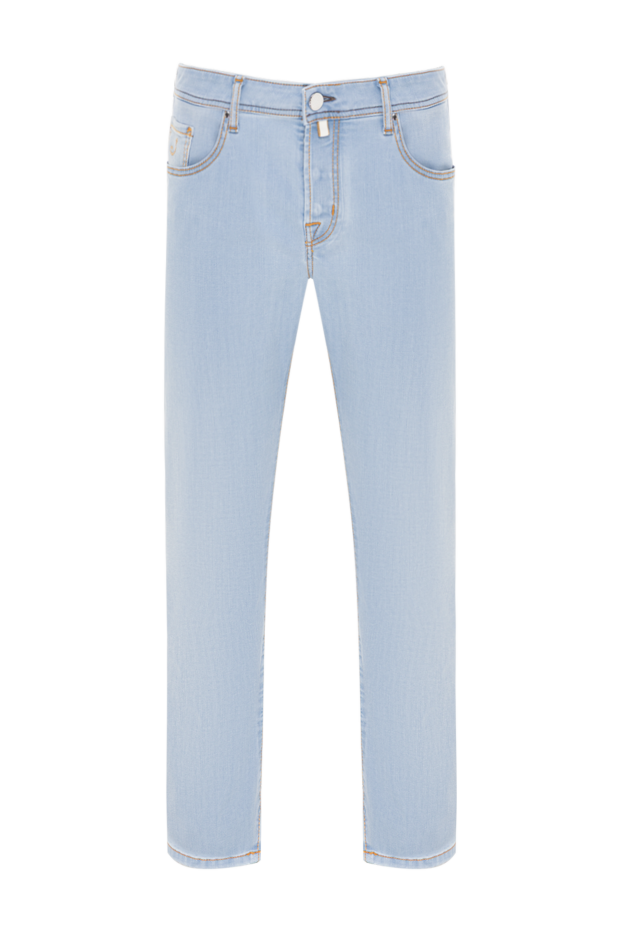 Jacob Cohen premium light blue denim jeans with a tapered fit 193021 - photo 1