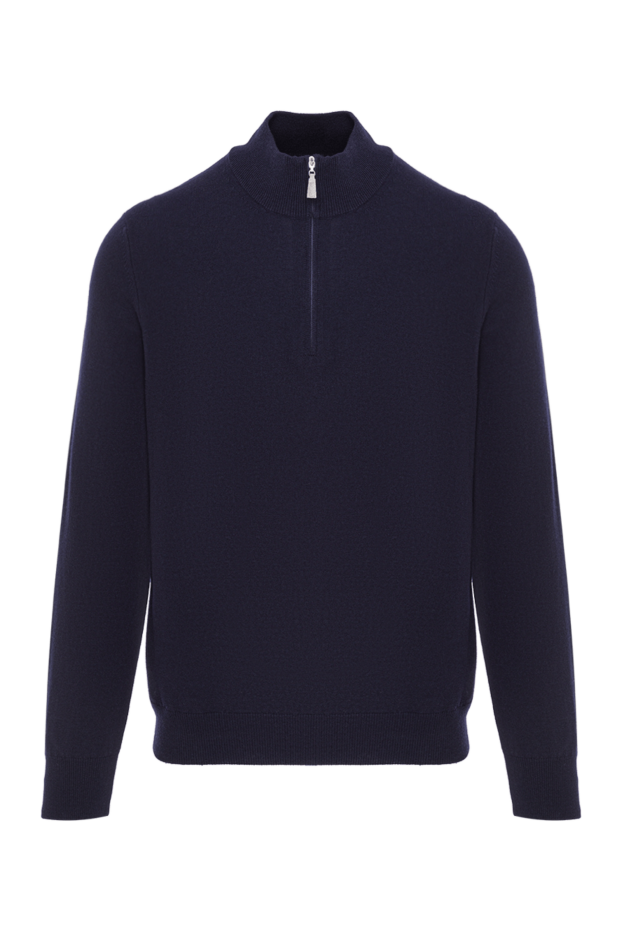Gran Sasso men's blue trouser with a zip-up collar 193082 - photo 1