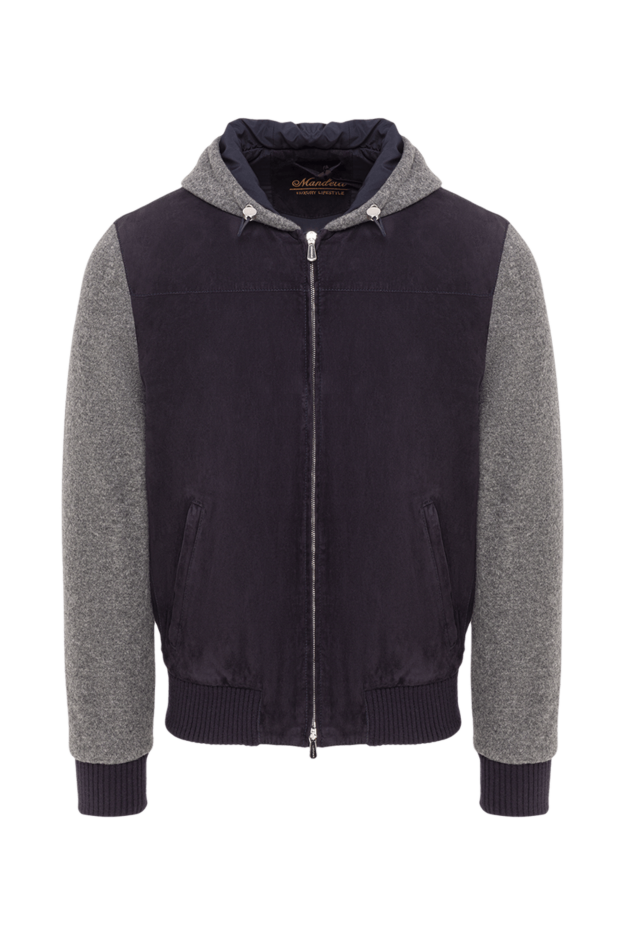 Enrico Mandelli men's bomber jacket with contrast sleeves and hood 193186 - photo 1