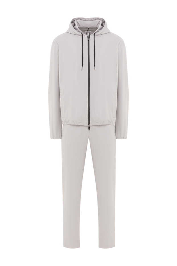 Tombolini men's gray tracksuit in a laconic style 193196 - photo 1