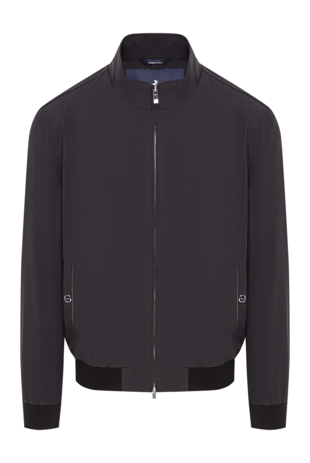 Tombolini men's bomber jacket made of high-quality fabric with a melange effect 193197 - photo 1