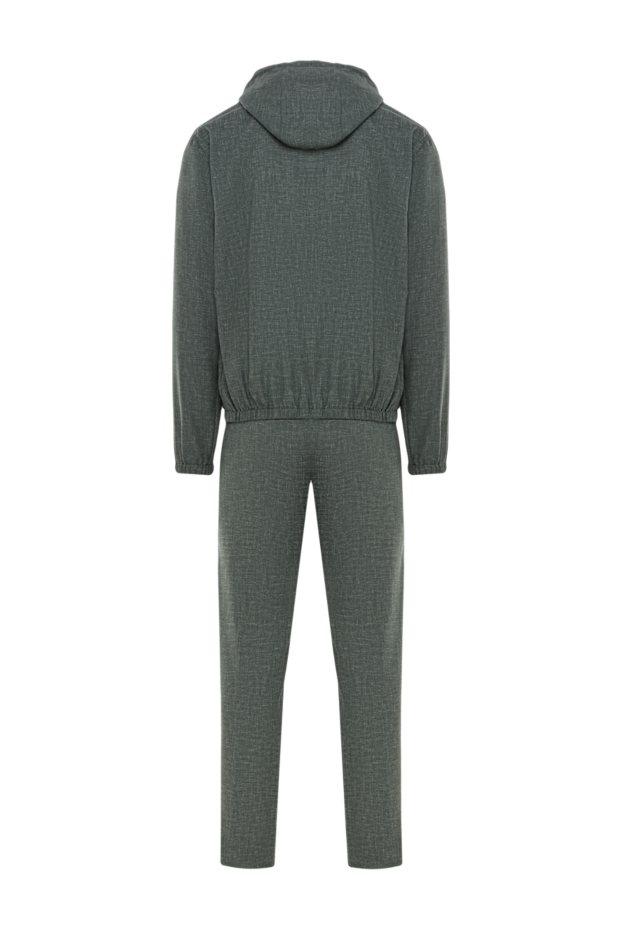 Tombolini men's dark green sports jacket made of natural wool 193198 - photo 2