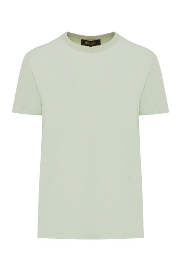 Loro Piana women's light green t-shirt made of 100% cotton 193257 - photo 1