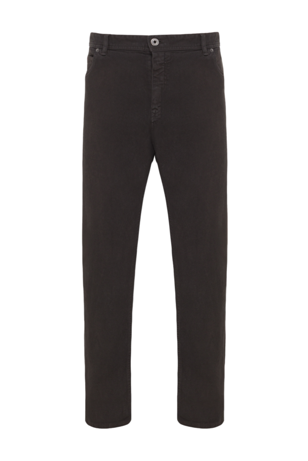 Brioni classic straight-leg black jeans with five pockets 193284 - photo 1