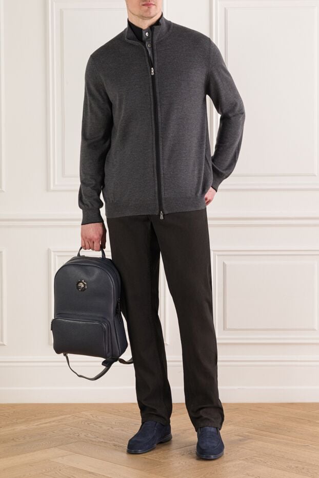Brioni classic straight-leg black jeans with five pockets 193284 - photo 2