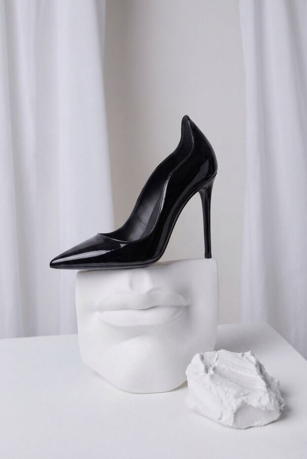 Le Silla ivy black patent leather heeled pumps 193290 - photo 2