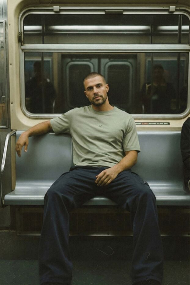 C.P.Company футболка с логотипом на груди из высококачественного хлопкового джерси 193358 - фото 2