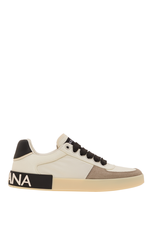 Dolce & Gabbana portofino sneakers made of textile with suede inserts 193381 - photo 1