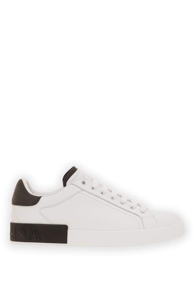 Dolce & Gabbana portofino men's calfskin leather sneakers 193387 - photo 1