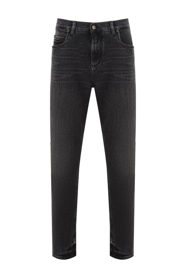 Dolce & Gabbana men's black jeans with contrasting dg logo embroidery 193399 - photo 1