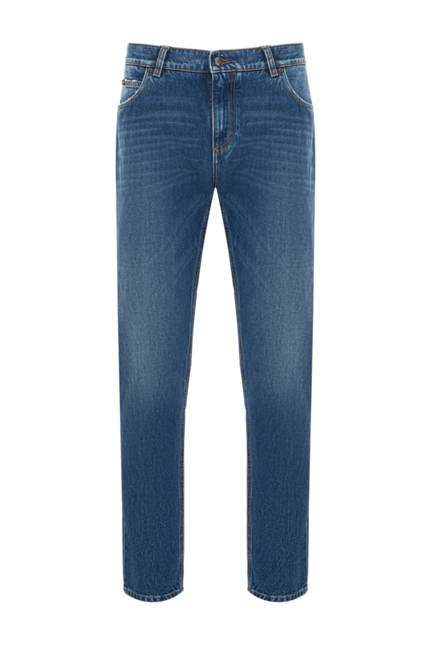Dolce & Gabbana men's heavyweight denim jeans with a branded patch on the back pocket 193400 - photo 1
