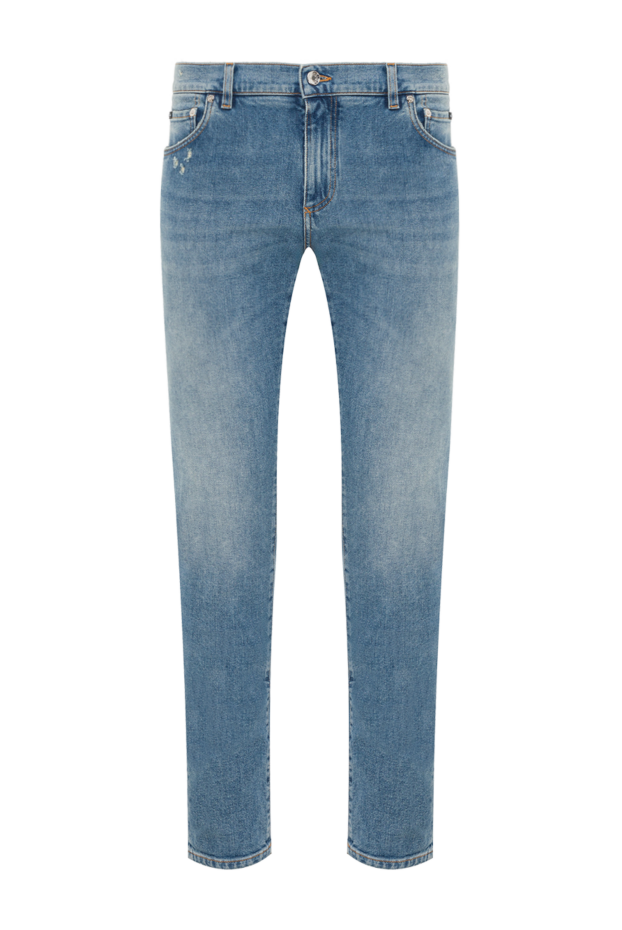 Dolce & Gabbana men's tapered jeans with a light wash effect 193401 - photo 1