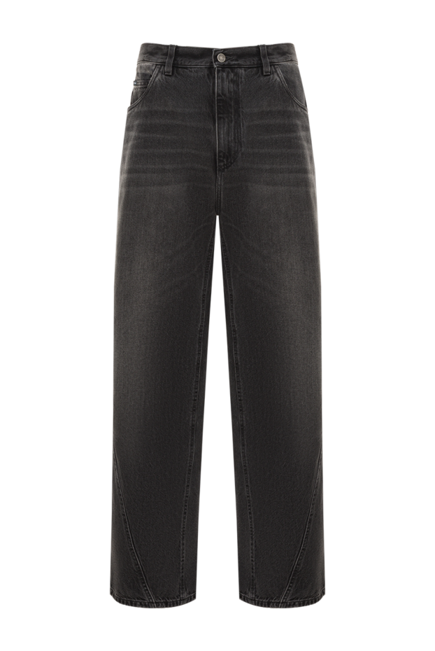 Dolce & Gabbana wide-leg denim jeans with a metal plate and logo 193403 - photo 1