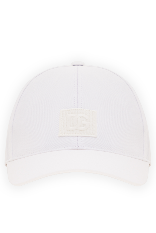 Dolce & Gabbana men's white baseball cap made of high-quality cotton 193406 - photo 1