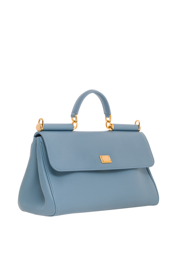 Dolce & Gabbana my sicily blue calfskin plonge bag 193417 - photo 3